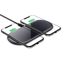 trending products 2020 new arrivals Wireless Charger 15W 2 in 1 Double Wireless Charger