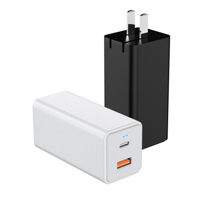 Wholesale 65W GaN  PD Fast Charger Wall Charger With USB-A and C Output interface